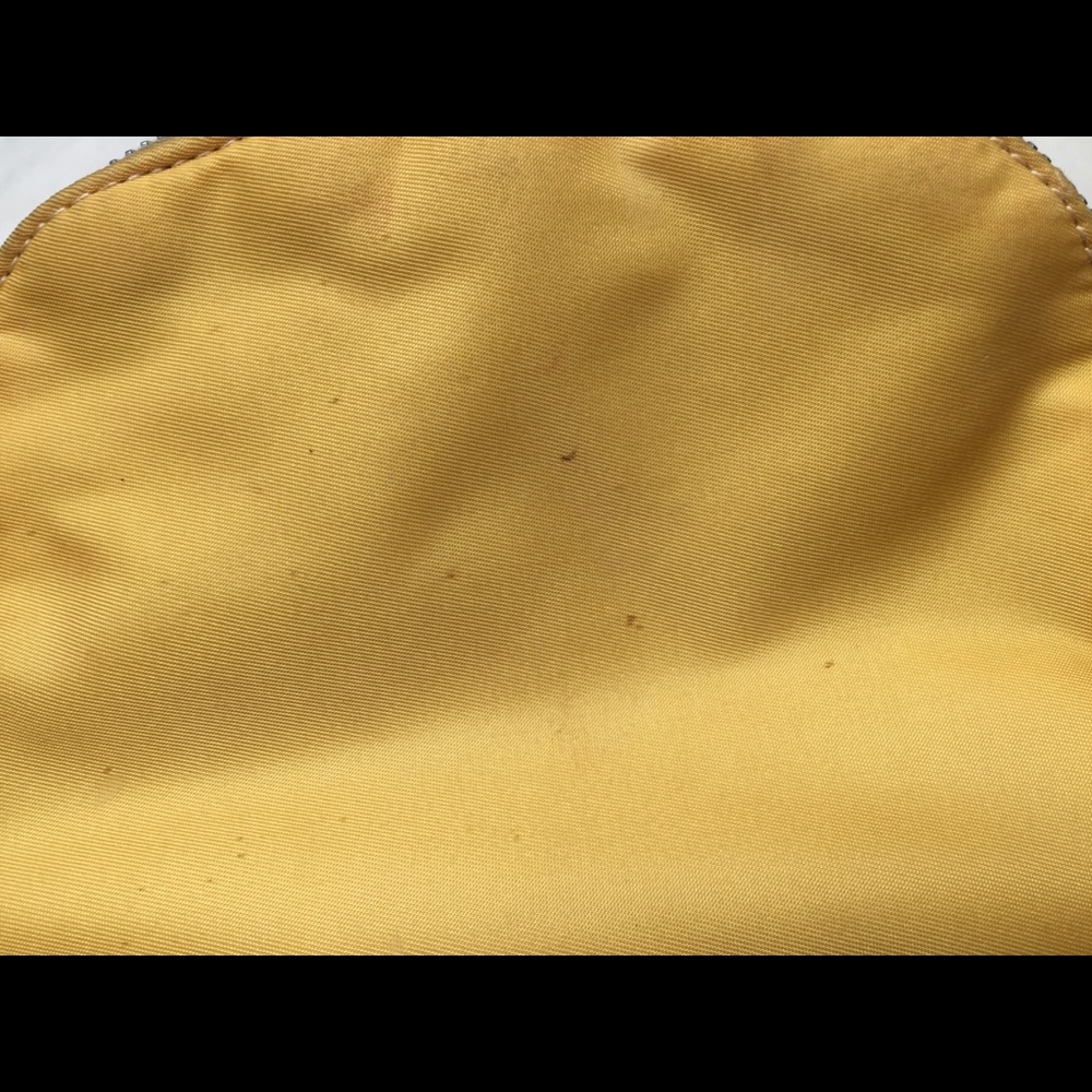 Dooney & Bourke Yellow Nylon Cosmetic Case - Picture 10 of 10